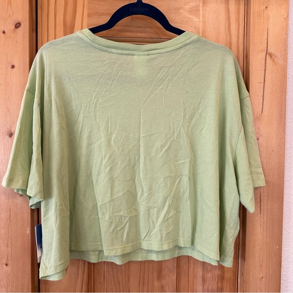 NWT New Nordstrom Abound Light Green Crop Top XL - Picture 3 of 3